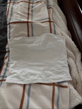 Aritzia White Strapless Tube Top